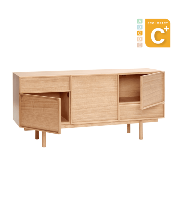 Buffet Cube en bois durable Long. 140 cm Le MVP de beaucoup