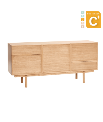 Buffet Cube en bois durable Long. 140 cm Le MVP de beaucoup