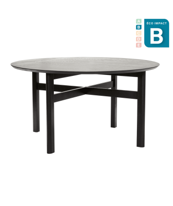 Table ronde Fjord en bois durable sur le site 