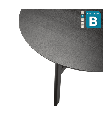 Table ronde Fjord en bois durable sur le site 