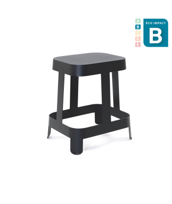 Tabouret empilable PILE en tôle d'acier, Haut. 45 cm solde