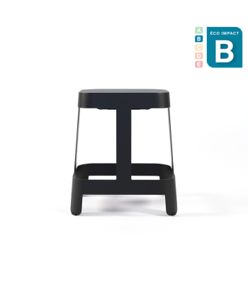 Tabouret empilable PILE en tôle d'acier, Haut. 45 cm solde