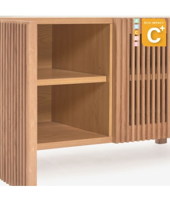 Banc, Meuble à chaussures, Beyla 2 portes en bois durable, Long. 98,5cm Pour