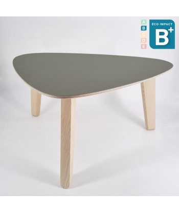 Petite table basse Yellow en bois de forêts durables, Haut.37cm votre