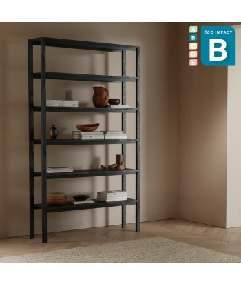 Etagère Tal 6 en bois et acier, Haut. 230cm en ligne