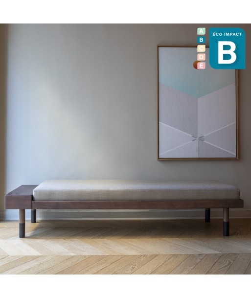 Banquette Mi en noyer, Long. 200cm Par le système avancé 