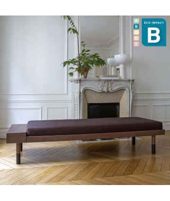 Banquette Mi en noyer, Long. 200cm Par le système avancé 