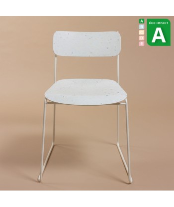 Chaise SEN 93,7 empilable en plastique recyclé livraison gratuite