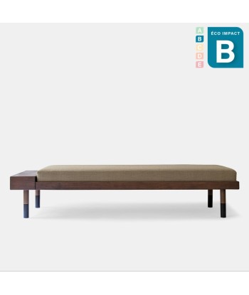 Banquette Mi en noyer, Long. 200cm Par le système avancé 