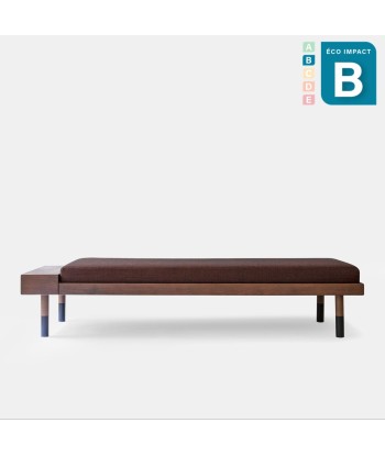 Banquette Mi en noyer, Long. 200cm Par le système avancé 