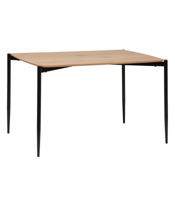 Table à manger pour 6 Personnes En Métal Slano Beige rembourrage situé sous