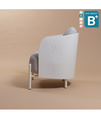 Fauteuil ART 77,5% en plastique recyclé la livraison gratuite