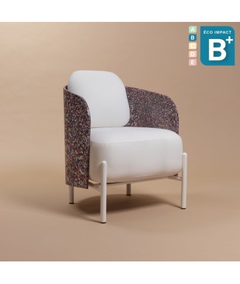 Fauteuil ART 77,5% en plastique recyclé la livraison gratuite