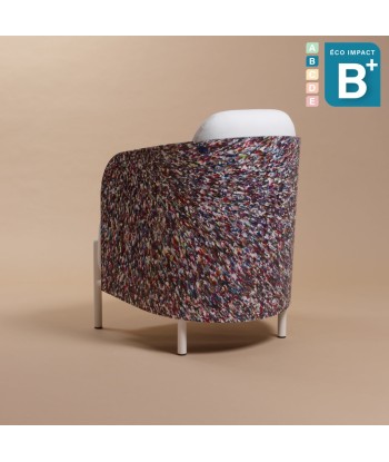 Fauteuil ART 77,5% en plastique recyclé la livraison gratuite