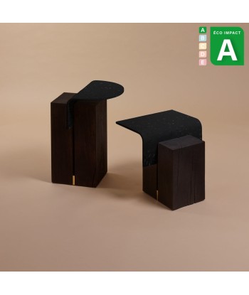 Table basse GHAN 92,8 en bois et plastique recyclés votre