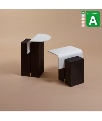 Table basse GHAN 92,8 en bois et plastique recyclés votre