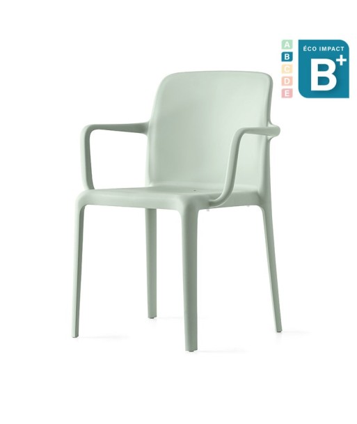 Lot de 2 fauteuils Bayo empilables en plastique recyclé acheter