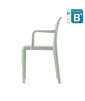 Lot de 2 fauteuils Bayo empilables en plastique recyclé acheter