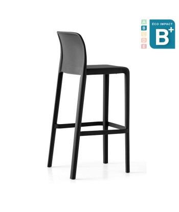 Lot de 2 tabourets très hauts Bayo empilables, Haut.76cm paiement sécurisé