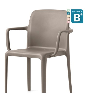 Lot de 2 fauteuils Bayo empilables en plastique recyclé acheter