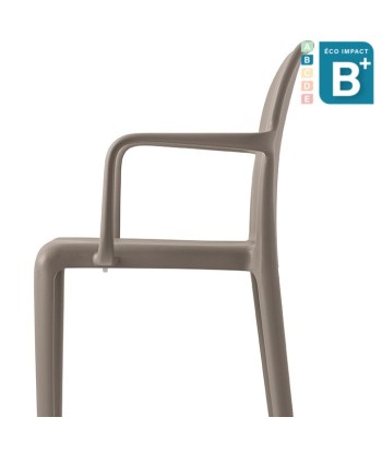 Lot de 2 fauteuils Bayo empilables en plastique recyclé acheter