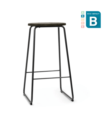 Tabouret Earth en déchet de café recyclé, Haut. 69 ou 74 cm À commander