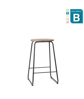 Tabouret Earth en déchet de café recyclé, Haut. 69 ou 74 cm À commander