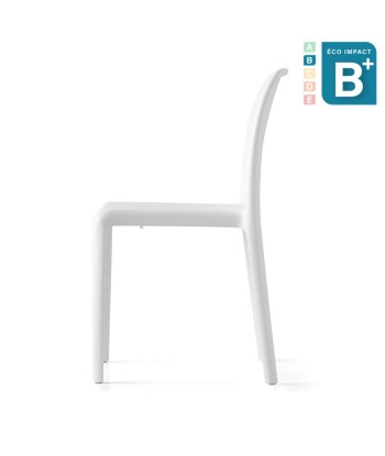 Lot de 4 chaises Bayo empilables en plastique recyclé livraison et retour toujours gratuits