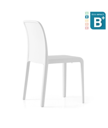 Lot de 4 chaises Bayo empilables en plastique recyclé livraison et retour toujours gratuits