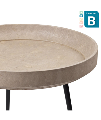 Table d'appoint Bowl en matières recyclées, Ø 46 cm Livraison rapide