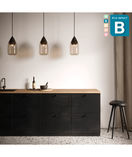 Suspension Liuku goutte en bois et verre durable JUSQU'A -70%! 