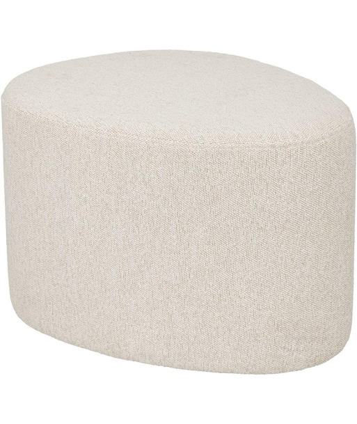 Pouf Galet Estria GM Bouclette Ivoire votre