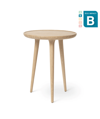 Table d'appoint Accent en bois massif, Ø 45cm Haut. 42 ou 55 cm En savoir plus