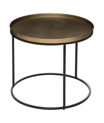 Lot de 2 tables café Basile Doré Toutes les collections ici