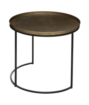 Lot de 2 tables café Basile Doré Toutes les collections ici