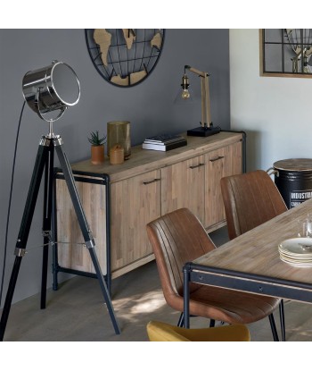 Lampadaire trépied Ebor H 152 Noire Paris Déstockage Promo