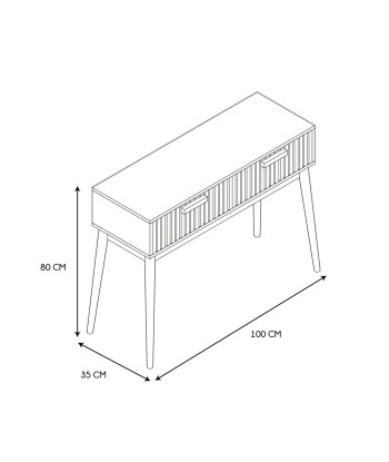 Console en bois Klaus Marron 2023