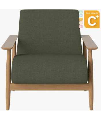 Fauteuil Visti en bois de forêt durable Amélioration de cerveau avec