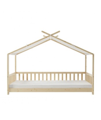 Lit tente enfant 90x190 Tiny avec barrière et sommier inclus 2 - 3 jours ouvrés.