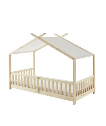 Lit tente enfant 90x190 Tiny avec barrière et sommier inclus 2 - 3 jours ouvrés.