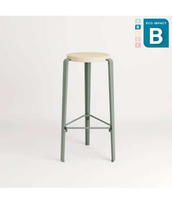 Tabouret BIG LOU en bois de forêts durables, hauteur 76 cm les muscles