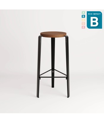 Tabouret BIG LOU en bois de forêts durables, hauteur 76 cm les muscles