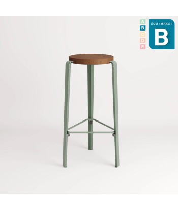 Tabouret BIG LOU en bois de forêts durables, hauteur 76 cm les muscles