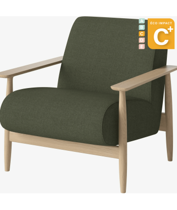 Fauteuil Visti en bois de forêt durable Amélioration de cerveau avec