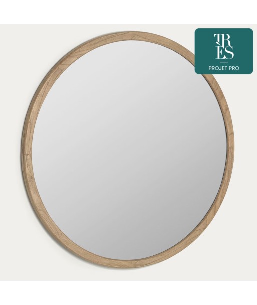 Miroir rond Alum, Ø 100 cm Véritable concentré