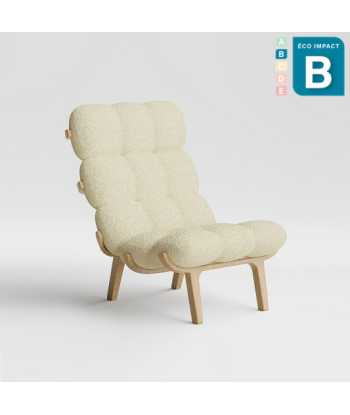 Fauteuil Nuage en tissu bouclette 100% recyclée livraison et retour toujours gratuits