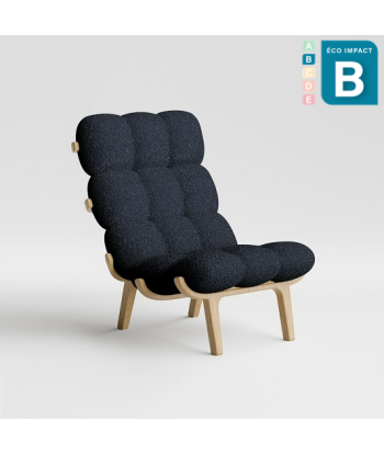 Fauteuil Nuage en tissu bouclette 100% recyclée livraison et retour toujours gratuits