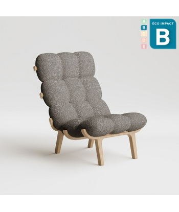 Fauteuil Nuage en tissu bouclette 100% recyclée livraison et retour toujours gratuits