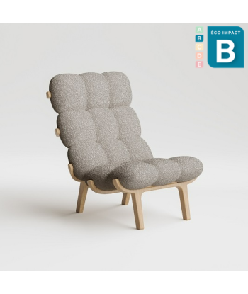 Fauteuil Nuage en tissu bouclette 100% recyclée livraison et retour toujours gratuits