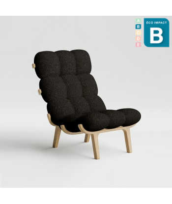 Fauteuil Nuage en tissu bouclette 100% recyclée livraison et retour toujours gratuits